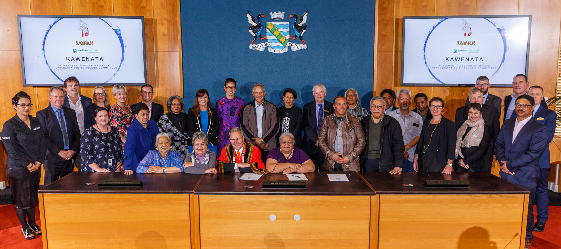 Maaori Stakeholders Signing Ceremony