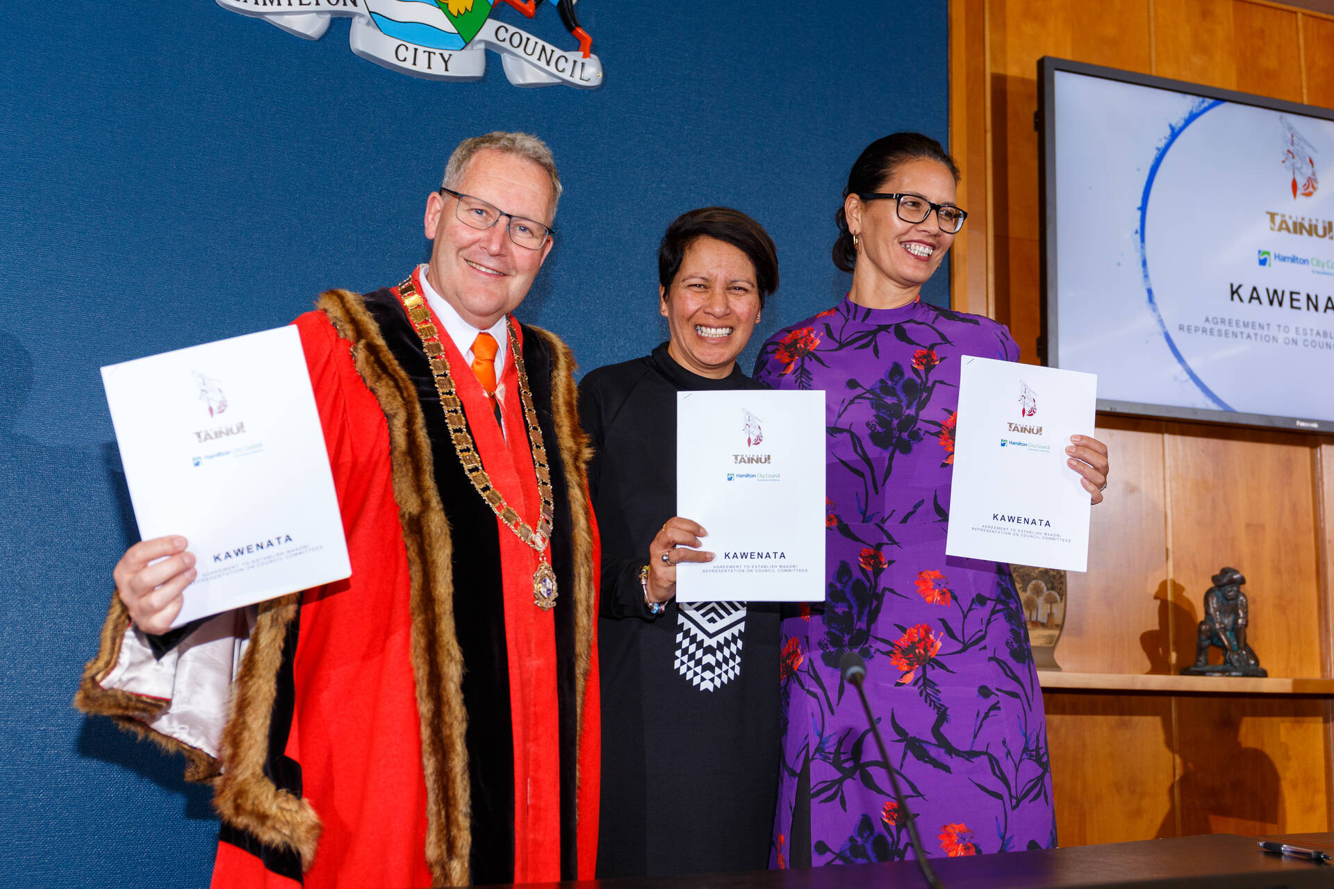 Maaori Stakeholders Signing Ceremony
