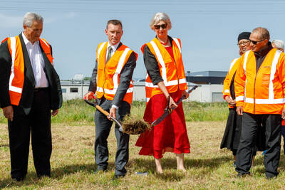 Rotokauri Transport Hub Sod Turning Ceremony